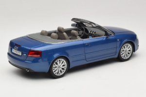 Audi A4 B6 カブリオレ ブルー Norev 1:18 5010504325 メタル - 画像 3/9