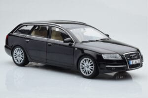 Audi A6 C6 Avant ブラック Norev 1:18 188304 メタル - 画像 6/8