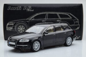 Audi A6 C6 Avant ブラック Norev 1:18 188304 メタル - 画像 8/8