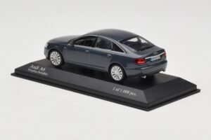 Audi A6 C6 ダークブルー Minichamps 1:43 5010406143 メタル - 画像 3/4