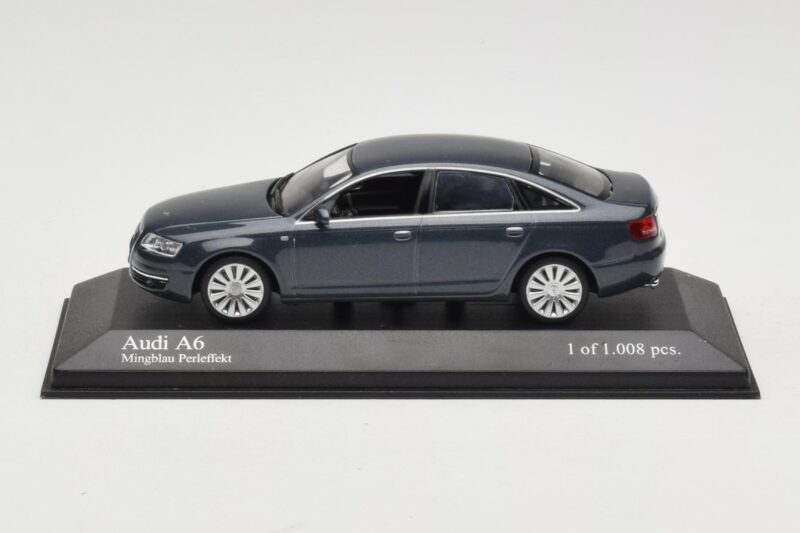 Audi A6 C6 ダークブルー Minichamps 1:43 5010406143 メタル