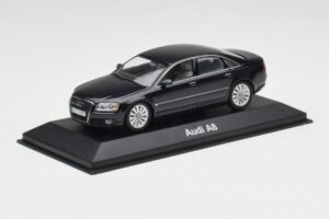Audi A8 D3 Mauritius ブルー Metallic Minichamps 1:43 5010508123 メタル - 画像 2/4