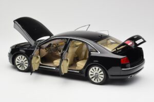 Audi A8 D3 W12 ブラック Kyosho 1:18 09212BK メタル - 画像 5/8