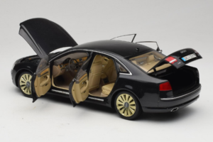 Audi A8 D3 W12 ブラック Kyosho 1:18 5010508135 メタル - 画像 5/8