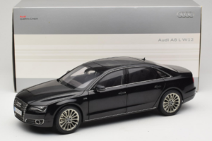 Audi A8L D3 W12 Phantom Black Kyosho 1:18 5011008125 メタル - 画像 8/8