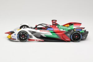 Audi e-tron FE05 Audi Sport ABT Schaeffler #66 D. Abt Formula E Season 5 2019 Minichamps 1:18 114180066 メタル - 画像 3/6
