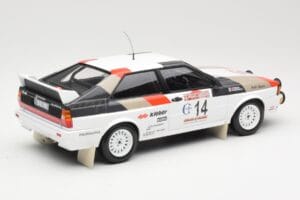 Audi Quattro #14 M. Mouton / F. Pons Winners Rally Sanremo 1981 Minichamps 1:18 155811114 メタル - 画像 2/6