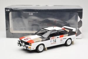 Audi Quattro #14 M. Mouton / F. Pons Winners Rally Sanremo 1981 Minichamps 1:18 155811114 メタル - 画像 6/6