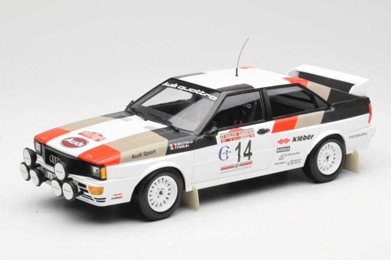 Audi Quattro #14 M. Mouton / F. Pons Winners Rally Sanremo 1981 Minichamps 1:18 155811114 メタル
