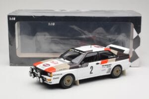 Audi Quattro A1 #2 H. Mikkola / A. Hertz Audi Sport Rally Monte Carlo 1983 Minichamps 1:18 155831102 メタル - 画像 6/6