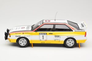 Audi Quattro A2 Audi Sport #1 W. Röhrl / C. Geistdörfer DNF Sanyo Rally of New Zealand 1984 Minichamps 1:18 155841101 メタル - 画像 3/6