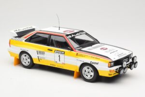 Audi Quattro A2 Audi Sport #1 W. Röhrl / C. Geistdörfer DNF Sanyo Rally of New Zealand 1984 Minichamps 1:18 155841101 メタル - 画像 4/6
