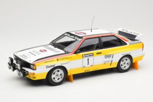 Audi Quattro A2 Audi Sport #1 W. Röhrl / C. Geistdörfer DNF Sanyo Rally of New Zealand 1984 Minichamps 1:18 155841101 メタル