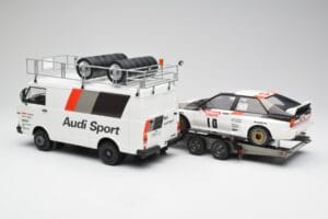 Audi Quattro A2 M. Mouton / F. Pons Tour de Corse 1983 VW LT35付き Otto 1:18 OT418 レジン - 画像 2/6