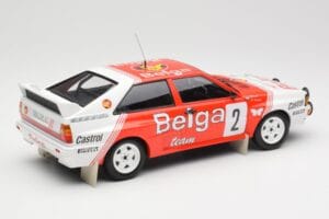 Audi Quattro A2 #2 B. Waldegård / H-T. Thorszelius Belga Team Winners Boucles de Spa 1985 Minichamps 1:18 155851102 メタル - 画像 2/6