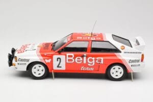 Audi Quattro A2 #2 B. Waldegård / H-T. Thorszelius Belga Team Winners Boucles de Spa 1985 Minichamps 1:18 155851102 メタル - 画像 3/6