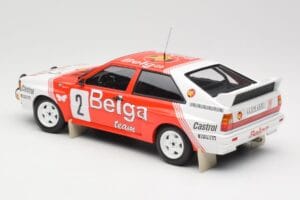Audi Quattro A2 #2 B. Waldegård / H-T. Thorszelius Belga Team Winners Boucles de Spa 1985 Minichamps 1:18 155851102 メタル - 画像 5/6