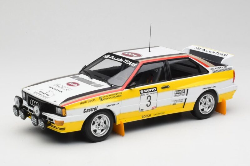 Audi Quattro A2 #3 S. Blomqvist / B. Cederberg Audi Sport Winners Sanyo Rally of New Zealand 1984 Minichamps 1:18 155841103 メ