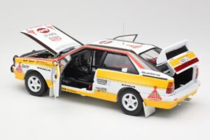 Audi Quattro A2 #4 W. Rohrl / C. Geistdorfer Rally de Portugal 1984 Sun Star 1:18 4224 メタル - 画像 5/8