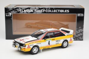 Audi Quattro A2 #4 W. Rohrl / C. Geistdorfer Rally de Portugal 1984 Sun Star 1:18 4224 メタル - 画像 8/8
