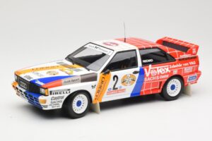 Audi Quattro A2 Schmidt Motorsport #2 H. Demuth / W. Lux Winners Hunsrück Rally 1984 Minichamps 1:18 155841102 メタル