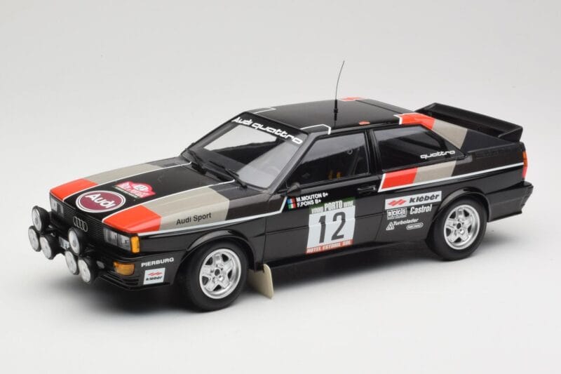 Audi Quattro #12 M. Mouton / F. Pons Audi Sport Rally de Portugal 1981 Minichamps 1:18 155811112 メタル