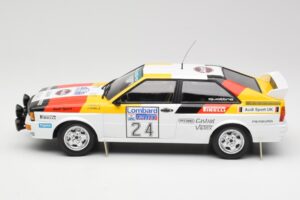 Audi Quattro #24 M. Demuth / M. Daniels Audi Sport Lombard RAC Rally 1982 Minichamps 1:18 155821124 メタル - 画像 3/6