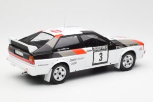 Audi Quattro #3 H. Mikkola / A. Hertz Rally Finland 1982 IXO 1:18 18RMC094A メタル - 画像 2/6