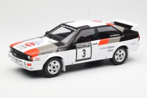 Audi Quattro #3 H. Mikkola / A. Hertz Rally Finland 1982 IXO 1:18 18RMC094A メタル