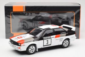 Audi Quattro #3 H. Mikkola / A. Hertz Rally Finland 1982 IXO 1:18 18RMC094A メタル - 画像 6/6