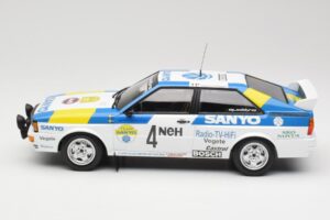 Audi Quattro #4 S. Blomqvist / B. Cederberg Audi Sport Sweden Winners International Swedish Rally 1982 Minichamps 1:18 155821 - 画像 3/6