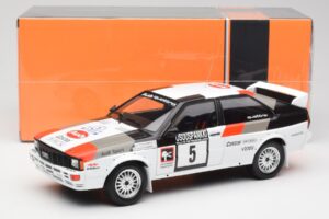 Audi Quattro #5 H. Mikkola / A. Hertz 1000 Lakes Rally 1982 IXO 1:18 18RMC094B メタル - 画像 6/6