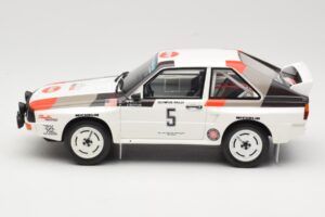 Audi Quattro Sport S1 #5 J. Buffum / N. Wilson Olympus Rally 1986 Otto 1:18 OT1159 レジン - 画像 3/6
