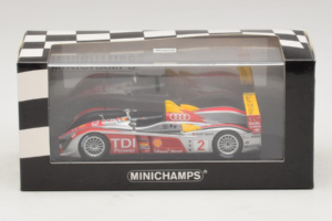 Audi R10 TDI LMP1 #2 R. Capello / T. Kristensen 2007 Minichamps 1:43 400071602 メタル - 画像 4/4
