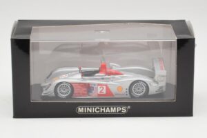 Audi R10 TDI #2 R. Capello / A. McNish Minichamps 1:43 AUDI002 メタル - 画像 4/4
