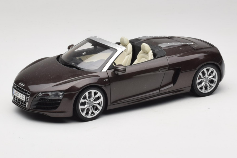 Audi R8 5.2 Spyder Teak Brown Kyosho 1:18 5010918525 メタル