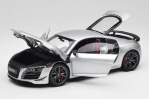 Audi R8 GT Type 42 Ice シルバー Metallic Kyosho 1:18 09218IS メタル - 画像 2/8