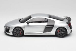 Audi R8 GT Type 42 Ice シルバー Metallic Kyosho 1:18 09218IS メタル - 画像 4/8
