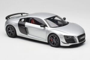 Audi R8 GT Type 42 Ice シルバー Metallic Kyosho 1:18 09218IS メタル - 画像 6/8