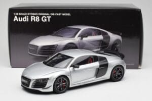 Audi R8 GT Type 42 Ice シルバー Metallic Kyosho 1:18 09218IS メタル - 画像 8/8