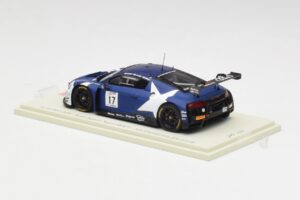 Audi R8 LMS GT3 #17 WRT M. Leonard / D. van der Linde / A. Riberas California 8 Hours 2018 Spark 1:43 US084 レジン - 画像 3/4