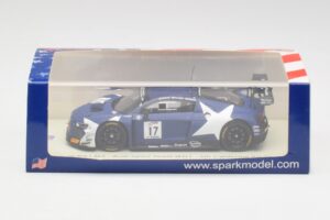 Audi R8 LMS GT3 #17 WRT M. Leonard / D. van der Linde / A. Riberas California 8 Hours 2018 Spark 1:43 US084 レジン - 画像 4/4