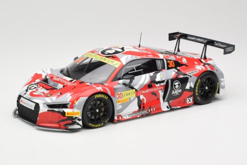 Audi R8 LMS #30 AAPE M. Lee FIA GT World Cup Macau 2015 Minichamps 1:18 155151130 メタル