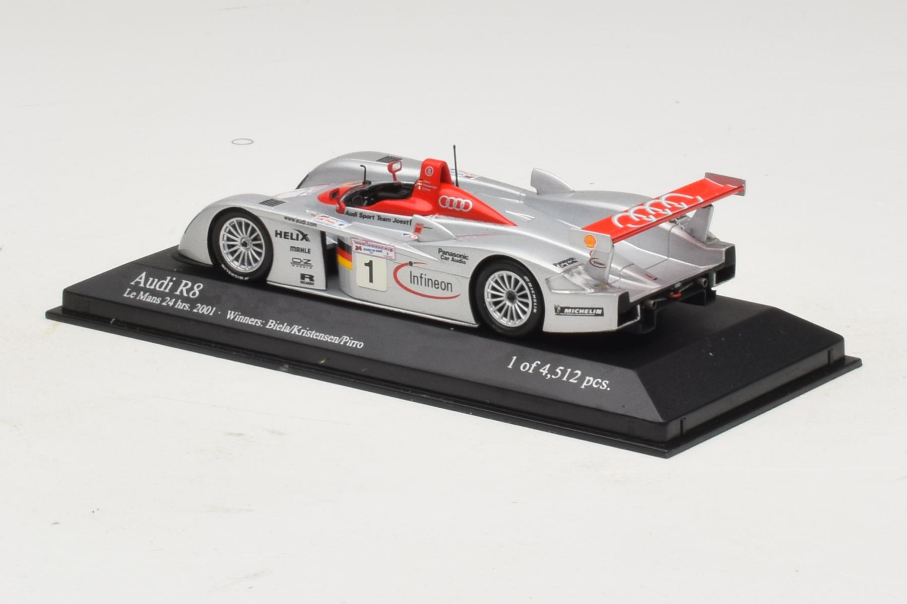 Audi R8 LMP #1 Le Mans優勝車 1/43 Minichamps