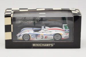 Audi R8 LMP1 #3 J. Lehto / M. Werner / T. Kristensen 24 Hours of Le Mans Winner 2005 Minichamps 1:43 400051303 メタル - 画像 4/4