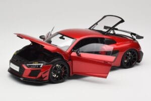 Audi R8 4S V10 Performance レッド Kengfai 1:18 VAKF-0356 メタル - 画像 2/8