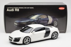 Audi R8 Type 42 ホワイト Kyosho 1:18 09213W メタル - 画像 8/8