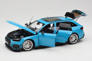 Audi RS4 B9 Avant Darwin Pro ブルー Kilo Works 1:18 KLW002303 メタル - 画像 2/8