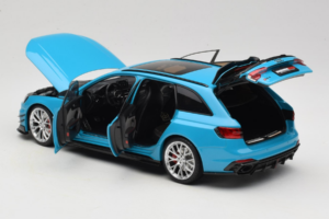 Audi RS4 B9 Avant Darwin Pro ブルー Kilo Works 1:18 KLW002303 メタル - 画像 5/8