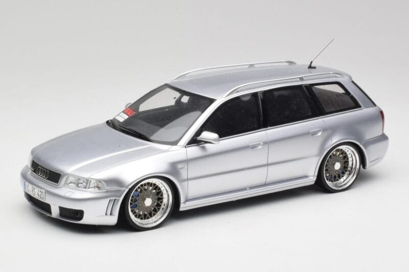 Audi RS4 B5 Avant シルバー Custom Wheels Otto 1:18 OT521 レジン